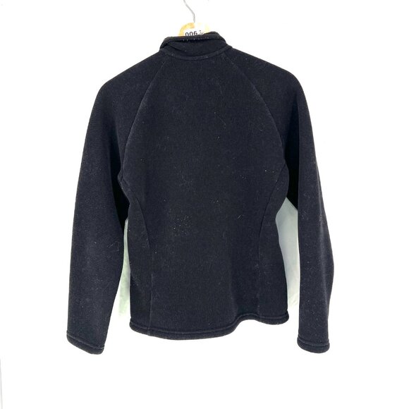 Patagonia Synchilla quarter zip pullover fleece jacket outdoor hiking black M - Picture 10 of 11